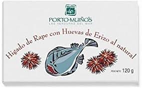 HIGADO DE RAPE CON HUEVAS DE ERIZO PORTOMUIÑOS